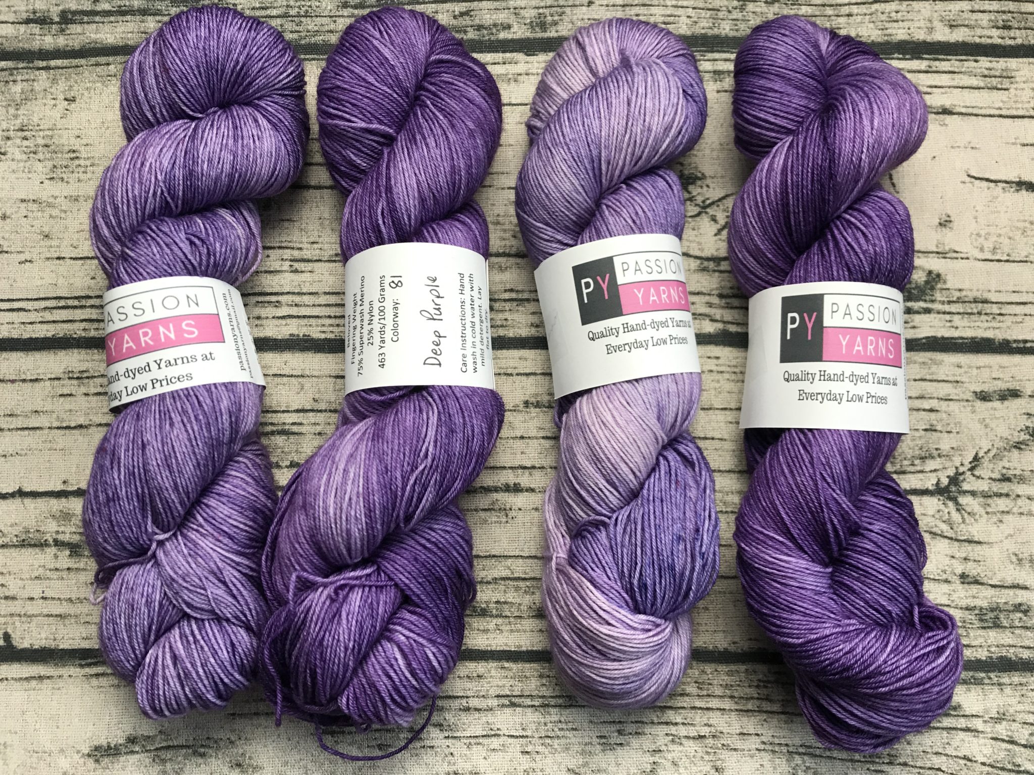 Deep Purple-Merino Sock – Passion Yarns